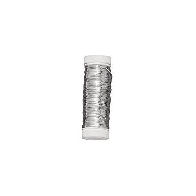 Rayher HOBBY 2403600 stříbrný drát s měděným jádrem, Ø 0,25 mm, plastová cívka 100 m, bez niklu, stříbrný drát pro kutilství, vázací drát, navíjecí drát, ozdobný drát, stříbrný Rayher HOBBY 2403600 stříbrný drát s měděným jádrem, Ø 0,25 mm, plastová cívka 100 m, bez niklu, stříbrný drát pro kutilství, vázací drát, navíjecí drát, ozdobný drát, stříbrný