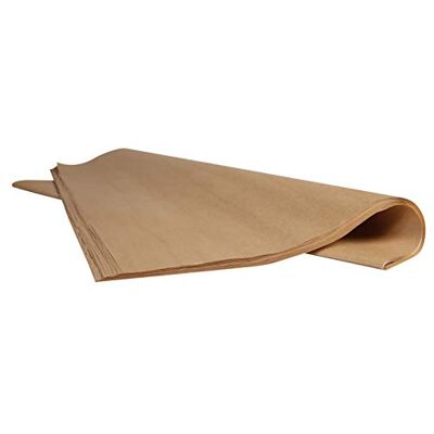 Clairefontaine 895771C balení s 25 listy kraftového papíru (60 g, 70 x 100 cm, ideální pro umělecké projekty a k zabalení), přírodní hnědá Clairefontaine 895771C balení s 25 listy kraftového papíru (60 g, 70 x 100 cm, ideální pro umělecké projekty a k zabalení), přírodní hnědá