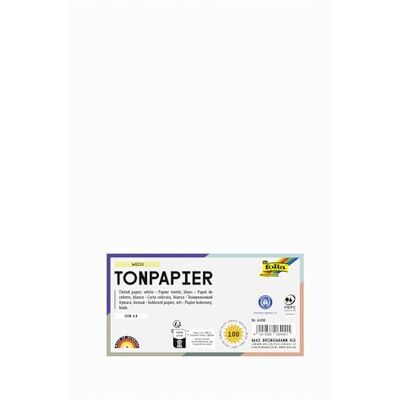 Folia 6400 barevný papír bílý, DIN A4, 130 g/m2, 100 listů pro kreativní tvoření a kreativní tvorbu karet, obrázků do oken a pro scrapbooking Folia 6400 barevný papír bílý, DIN A4, 130 g/m2, 100 listů pro kreativní tvoření a kreativní tvorbu karet, obrázků do oken a pro scrapbooking