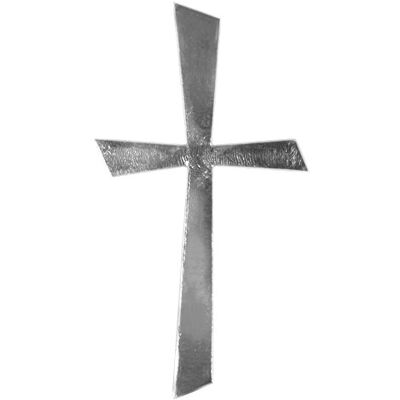 Rayher 31502000 Voskový motiv kříž stříbrný, 10,5 x 5,5 cm, SB-Btl 1 kus Rayher 31502000 Voskový motiv kříž stříbrný, 10,5 x 5,5 cm, SB-Btl 1 kus