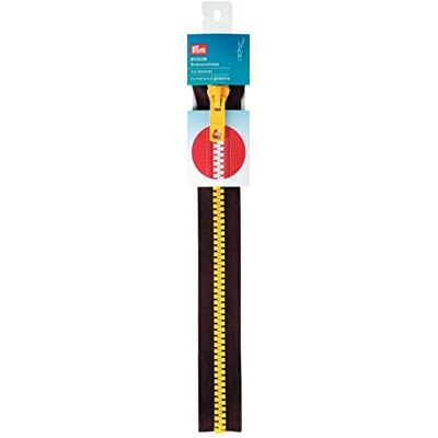 Prym Zip Bicolor (S12/60 cm, dělitelný, tmavě hnědý/žlutý) Prym Zip Bicolor (S12/60 cm, dělitelný, tmavě hnědý/žlutý)