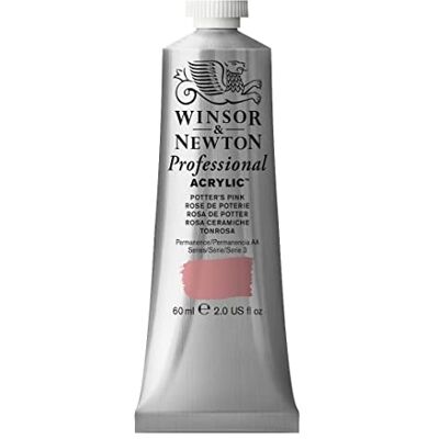 Winsor & Newton 2320537 profesionální akrylová barva v umělecké kvalitě, vysoká brilantnost barev a krycí síla, archivní kvalita, 60ml tuba jílová růžová Winsor & Newton 2320537 profesionální akrylová barva v umělecké kvalitě, vysoká brilantnost barev a krycí síla, archivní kvalita, 60ml tuba jílová růžová