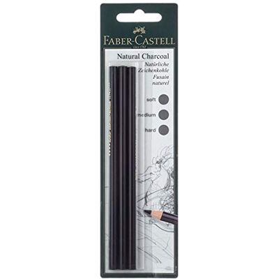 Faber-Castell Pitt uhlové tužky bez tuku 3dílné Faber-Castell Pitt uhlové tužky bez tuku 3dílné