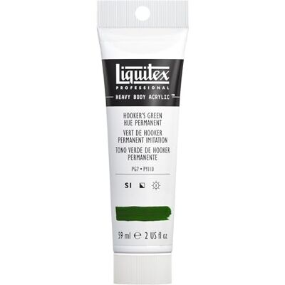 Liquitex 1045224 Professional Heavy Body akrylová barva v umělecké kvalitě s vynikající stálostí na světle v buttrigentní konzistenci, tuba 59 ml Hookers Green permanentní imitace. Liquitex 1045224 Professional Heavy Body akrylová barva v umělecké kvalitě s vynikající stálostí na světle v buttrigentní konzistenci, tuba 59 ml Hookers Green permanentní imitace.