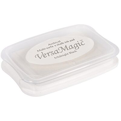 Rayher 29117102 Versa Magic Chalk Ink – razítkovací polštářek, velikost L, bílá, 9,9 x 6,8 x 1,9 cm, sametový křídový vzhled k razítkování, pro světlé i tmavé papíry Rayher 29117102 Versa Magic Chalk Ink – razítkovací polštářek, velikost L, bílá, 9,9 x 6,8 x 1,9 cm, sametový křídový vzhled k razítkování, pro světlé i tmavé papíry