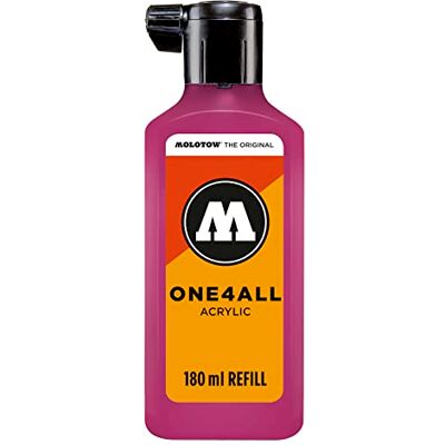 Molotow ONE4ALL Refill Acryl, barva 232 magenta 180 ml, doplňovací inkoust pro permanentní popisovač Molotow ONE4ALL Refill Acryl, barva 232 magenta 180 ml, doplňovací inkoust pro permanentní popisovač