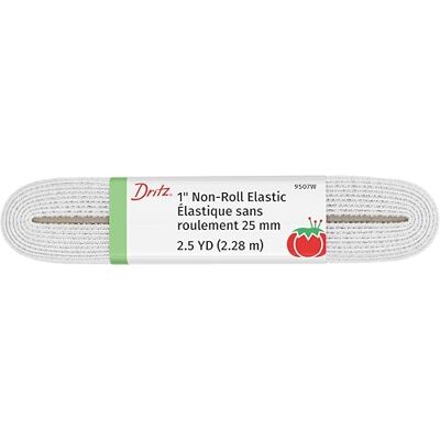 Dritz 9507W pletací guma, nelícovací, 25 mm x 2,3 m, bílá Dritz 9507W pletací guma, nelícovací, 25 mm x 2,3 m, bílá