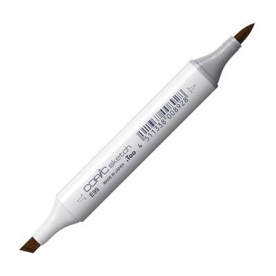 Copic Popisovač Sketch Typ E 99, Baked Clay, profesionální zvýrazňovač štětců, se super špičkou a špičkou pro střední broad Copic Popisovač Sketch Typ E 99, Baked Clay, profesionální zvýrazňovač štětců, se super špičkou a špičkou pro střední broad