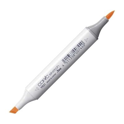 Copic Sketch Marker typ YR 21, krémový, profesionální značkovač, se super bush špičkou a středním hrotem Copic Sketch Marker typ YR 21, krémový, profesionální značkovač, se super bush špičkou a středním hrotem