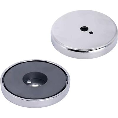 FIRST4MAGNETS Ferrit hrnec magnet pro umění, umělecké řemeslo, výroba modelů průměr 66 mm x tloušťka 10 mm x 8 mm otvor 39 kg tah FIRST4MAGNETS Ferrit hrnec magnet pro umění, umělecké řemeslo, výroba modelů průměr 66 mm x tloušťka 10 mm x 8 mm otvor 39 kg tah