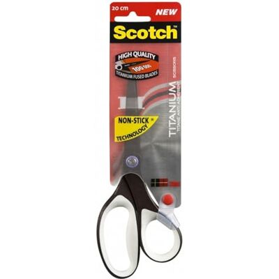 Scotch Nůžky s nepřilnavým titanem, 1 kus v balení, 20 cm Scotch Nůžky s nepřilnavým titanem, 1 kus v balení, 20 cm