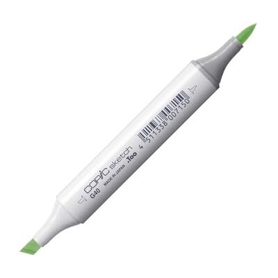 Copic Popisovač Sketch Typ G 40, Dim Green, profesionální zvýrazňovač štětců, se super hrotem na chleba a špičkou pro střední pečení Copic Popisovač Sketch Typ G 40, Dim Green, profesionální zvýrazňovač štětců, se super hrotem na chleba a špičkou pro střední pečení