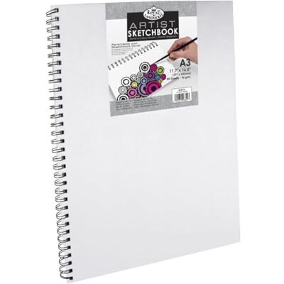 Royal & Langnickel RCSB-A5 Sketch Buch mit Leinwand überzogenen Deckblättern Royal & Langnickel RCSB-A5 Sketch Buch mit Leinwand überzogenen Deckblättern