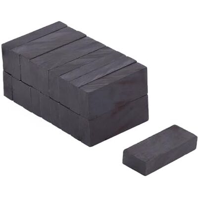 FIRST4MAGNETS Y10 feritové magnety pro umění, umělecké řemeslo, výrobu modelů, kutilství a koníčky – 25 mm × 10 mm × 5,1 mm tloušťka – 0,41 kg – balení 20 FIRST4MAGNETS Y10 feritové magnety pro umění, umělecké řemeslo, výrobu modelů, kutilství a koníčky – 25 mm × 10 mm × 5,1 mm tloušťka – 0,41 kg – balení 20