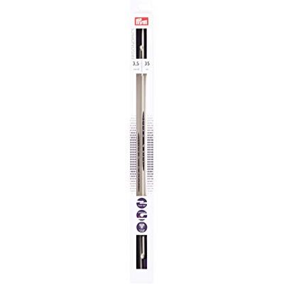 Prym Ergonomické jednobodové pletací jehlice z plastu, délka 3,5 mm, 35 cm, vícebarevné, 1 pár, alabastrová bílá Prym Ergonomické jednobodové pletací jehlice z plastu, délka 3,5 mm, 35 cm, vícebarevné, 1 pár, alabastrová bílá