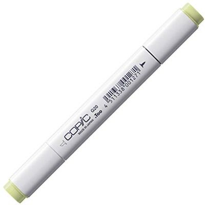 Copic Classic Marker typ G 20, Wax White, profesionální popisovač layoutu, se širokou a jemnou špičkou Copic Classic Marker typ G 20, Wax White, profesionální popisovač layoutu, se širokou a jemnou špičkou