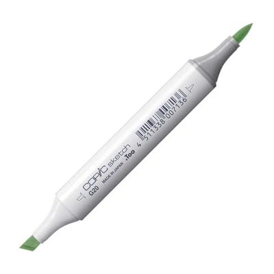 Copic Sketch Marker typ G 20, Wax White, profesionální popisovač štětců, se super bush špičkou a středním hrotem Copic Sketch Marker typ G 20, Wax White, profesionální popisovač štětců, se super bush špičkou a středním hrotem