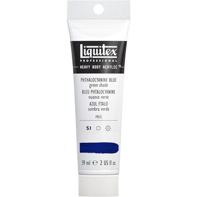 Liquitex Akrylová barva 1045316 Professional Heavy Body v umělecké kvalitě s vynikající stálostí na světle v lícné konzistenci, tuba 59 ml ftalo-modrá (zelený odstín) Liquitex Akrylová barva 1045316 Professional Heavy Body v umělecké kvalitě s vynikající stálostí na světle v lícné konzistenci, tuba 59 ml ftalo-modrá (zelený odstín)