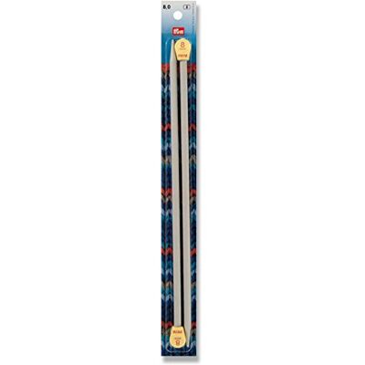 Prym ROLLER 2dílná sada pletacích jehlic plast 8 mm, šedá Prym ROLLER 2dílná sada pletacích jehlic plast 8 mm, šedá