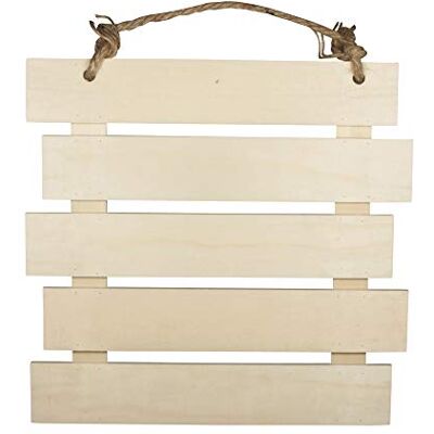 Rayher 62865505 Dřevěný laťový rám k zavěšení, FSC MixCred, 30,5 x 31,6 x 1,5 cm, přírodní Rayher 62865505 Dřevěný laťový rám k zavěšení, FSC MixCred, 30,5 x 31,6 x 1,5 cm, přírodní