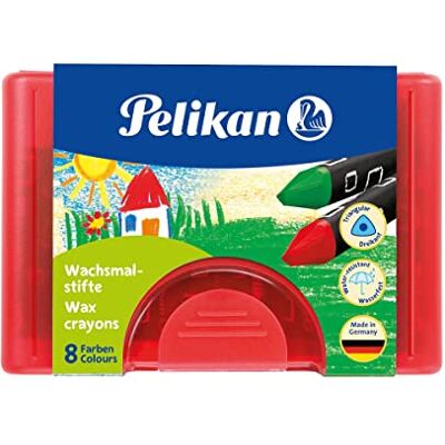 Pelikan 722942 voskovky 665/8d trojúhelníkové, voděodolné Pelikan 722942 voskovky 665/8d trojúhelníkové, voděodolné