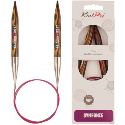 KnitPro Symfonie kruhové pletací jehlice 24" (60 cm) 12 mm KnitPro Symfonie kruhové pletací jehlice 24" (60 cm) 12 mm