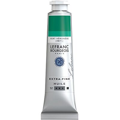 Lefranc Bourgeois 405097 extra jemná olejová barva v umělecké kvalitě z vysoce kvalitních pigmentů, živé barvy, vysoká světlostálost, 40 ml tuba – zelený odstín Lefranc Bourgeois 405097 extra jemná olejová barva v umělecké kvalitě z vysoce kvalitních pigmentů, živé barvy, vysoká světlostálost, 40 ml tuba – zelený odstín