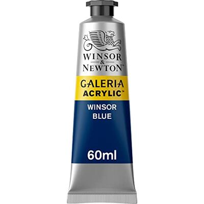 Winsor & Newton 2120706 Galeria akrylová barva, vysoká pigmentace, stálá na světle, konzistence, 60 ml tuba Winsorova modrá Winsor & Newton 2120706 Galeria akrylová barva, vysoká pigmentace, stálá na světle, konzistence, 60 ml tuba Winsorova modrá