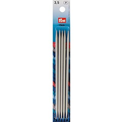 Prym Příslušenství pro ruční práce pletací jehlice 15 cm 3,5 mm, šedé Prym Příslušenství pro ruční práce pletací jehlice 15 cm 3,5 mm, šedé
