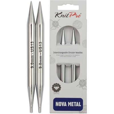 KnitPro Nova vyměnitelné jehly 5" (13 cm) 9 mm KnitPro Nova vyměnitelné jehly 5" (13 cm) 9 mm
