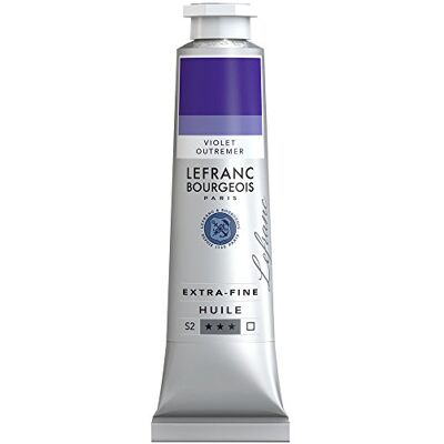 Lefranc Bourgeois 405076 extra jemná olejová barva v umělecké kvalitě z vysoce kvalitních pigmentů, živé barvy, vysoká světlostálost, 40ml tuba ultramarínová fialová Lefranc Bourgeois 405076 extra jemná olejová barva v umělecké kvalitě z vysoce kvalitních pigmentů, živé barvy, vysoká světlostálost, 40ml tuba ultramarínová fialová