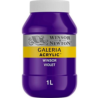 Winsor & Newton Akrylová barva Galeria 2154728, vysoká pigmentace, stálá na světle, máslová konzistence, 1000 ml hrnec – Winsorfialová Winsor & Newton Akrylová barva Galeria 2154728, vysoká pigmentace, stálá na světle, máslová konzistence, 1000 ml hrnec – Winsorfialová