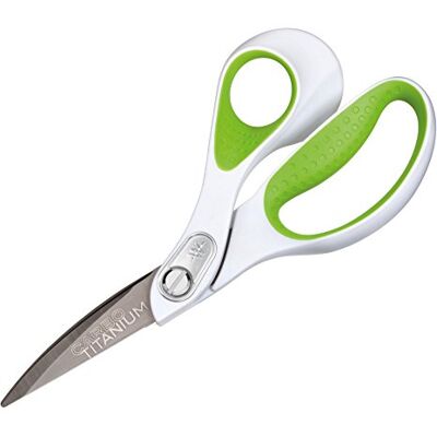 Westcott E-16446 00 Carbo Nůžky Titan Nitrid s povrchovou úpravou Non Stick Softgrip, 21,4 cm, 8 palců, zelená/bílá Westcott E-16446 00 Carbo Nůžky Titan Nitrid s povrchovou úpravou Non Stick Softgrip, 21,4 cm, 8 palců, zelená/bílá