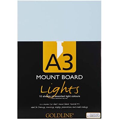 Clairefontaine GMB3/ASTLZ Packung mit 10 laminierten Kartons (1,25mm, DIN A3) 1 Pack hellfarbig sortiert Clairefontaine GMB3/ASTLZ Packung mit 10 laminierten Kartons (1,25mm, DIN A3) 1 Pack hellfarbig sortiert