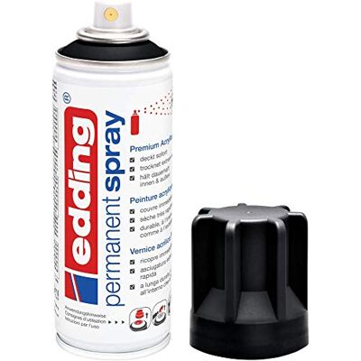 Edding 4-5200924 Permanentní Sprej 5200, 200 ml, sytě černá Edding 4-5200924 Permanentní Sprej 5200, 200 ml, sytě černá