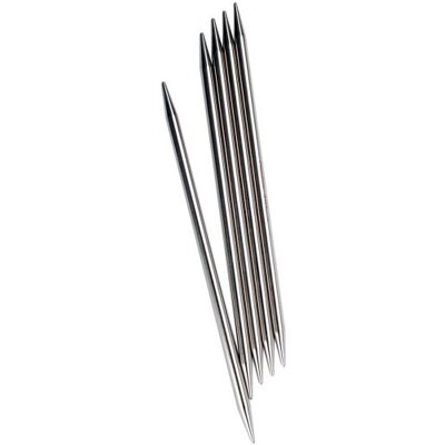 chiaogoo Podvazkové pletací jehlice z ušlechtilé oceli 15 cm 2,00 mm stříbrné 1 sada 6006-0 chiaogoo Podvazkové pletací jehlice z ušlechtilé oceli 15 cm 2,00 mm stříbrné 1 sada 6006-0