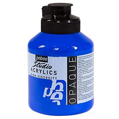PEBEO Studio akrylová barva, 500 ml akryl jemné studio neprůhledná imitace kobaltové modře, modrá PEBEO Studio akrylová barva, 500 ml akryl jemné studio neprůhledná imitace kobaltové modře, modrá