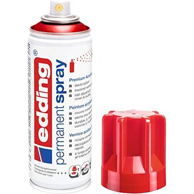 Edding 4-5200924 Permanentní Sprej 5200, 200 ml, dopravní červená Edding 4-5200924 Permanentní Sprej 5200, 200 ml, dopravní červená