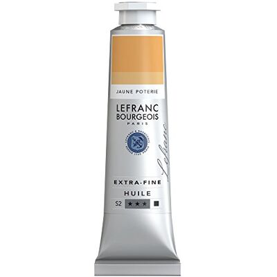 Lefranc Bourgeois 405112 extra jemná olejová barva v umělecké kvalitě z vysoce kvalitních pigmentů, živé barvy, vysoká světlostálost, 40ml tuba jílová žlutá Lefranc Bourgeois 405112 extra jemná olejová barva v umělecké kvalitě z vysoce kvalitních pigmentů, živé barvy, vysoká světlostálost, 40ml tuba jílová žlutá