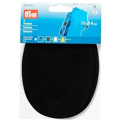 Prym 929350 Patches velurová kůže (šití) 10 x 14 cm černá Prym 929350 Patches velurová kůže (šití) 10 x 14 cm černá