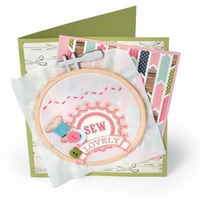 Sizzix Bigz Die Embroidery Hoop by Eileen Area Hull by Sizzix Bigz Die Embroidery Hoop by Eileen Area Hull by