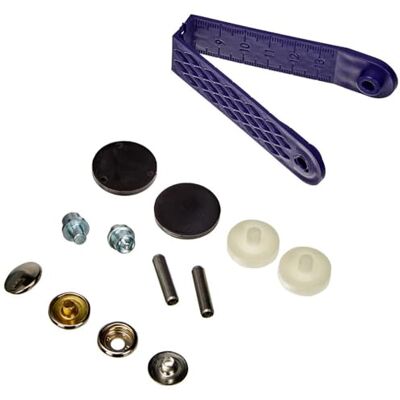 Prym 390241 NF-druk Sport & Camping MS 15 mm stříbrný, stříbrný Prym 390241 NF-druk Sport & Camping MS 15 mm stříbrný, stříbrný