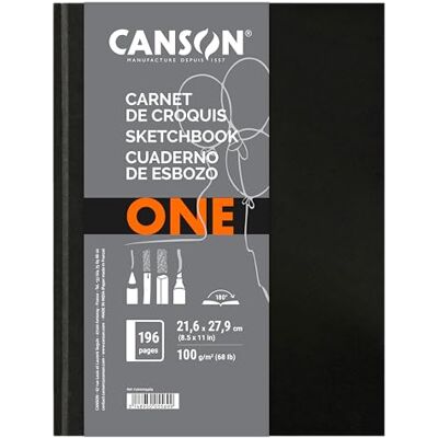 Canson 200005569 Art Book One 21. 6 x 27. 9 cm, bílá Canson 200005569 Art Book One 21. 6 x 27. 9 cm, bílá