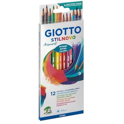 GIOTTO STILNOVO ACQUARELL 12 kusů GIOTTO STILNOVO ACQUARELL 12 kusů