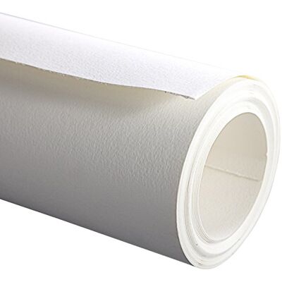 Clairefontaine 96701C role akvarelového papíru (s jemným zrnitostem Etival, 100% celulóza, 300 g, 1,3 m x 10 m, profesionální kvalita, ideální pro umělce), jemnozrnný "Cold pressed", bílý Clairefontaine 96701C role akvarelového papíru (s jemným zrnitostem Etival, 100% celulóza, 300 g, 1,3 m x 10 m, profesionální kvalita, ideální pro umělce), jemnozrnný "Cold pressed", bílý