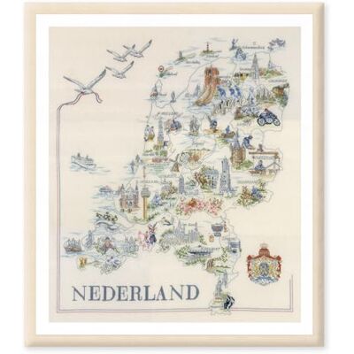 Lanarte Kreuzstich Stickpackungen Gezählter Kreuzstichbilder Set LANDKARTE DER NIEDERLANDE Wanddekoration Handarbeit Set für Erwachsene 66 x 69 cm DIY Deko Bastelset Handwerker Kreative Geschenkset Lanarte Kreuzstich Stickpackungen Gezählter Kreuzstichbilder Set LANDKARTE DER NIEDERLANDE Wanddekoration Handarbeit Set für Erwachsene 66 x 69 cm DIY Deko Bastelset Handwerker Kreative Geschenkset