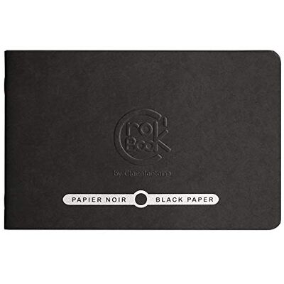 Clairefontaine 60314C Skizzenheft Crok'Book (120g, schwarz, 20 Blatt, 17 x 11 cm, ideal zum Skizzieren, Notieren oder Zeichnen) 1 Stück schwarz Clairefontaine 60314C Skizzenheft Crok'Book (120g, schwarz, 20 Blatt, 17 x 11 cm, ideal zum Skizzieren, Notieren oder Zeichnen) 1 Stück schwarz