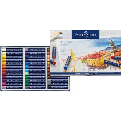 Faber-Castell Sada olejových pastelových kříd, 36 permanentních kříd Faber-Castell Sada olejových pastelových kříd, 36 permanentních kříd