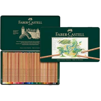 Faber-Castell Sada pastelových pastelů 36dílná v kovovém pouzdře Faber-Castell Sada pastelových pastelů 36dílná v kovovém pouzdře