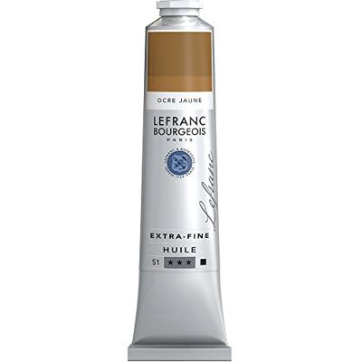 Lefranc Bourgeois 405162 extra jemná olejová barva v umělecké kvalitě z vysoce kvalitních pigmentů, živé barvy, vysoká světlostálost, 200 ml tuba – žlutý okr Lefranc Bourgeois 405162 extra jemná olejová barva v umělecké kvalitě z vysoce kvalitních pigmentů, živé barvy, vysoká světlostálost, 200 ml tuba – žlutý okr
